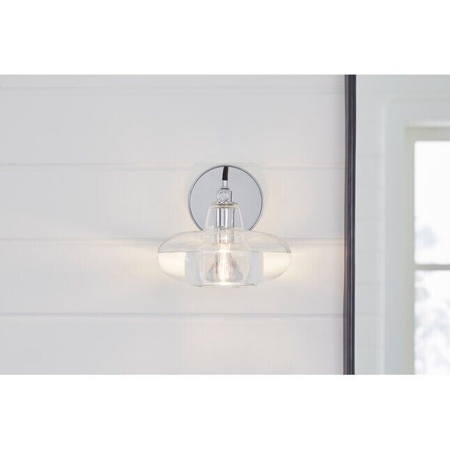 KOHLER Lighting - Modern Farm Lacemaker 8" Water Globe (23669-SC01-CPL) - Polished Chrome