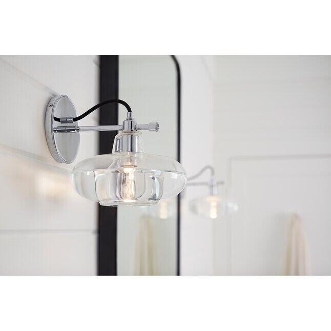 KOHLER Lighting - Modern Farm Lacemaker 8" Water Globe (23669-SC01-CPL) - Polished Chrome