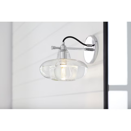 KOHLER Lighting - Modern Farm Lacemaker 8" Water Globe (23669-SC01-CPL) - Polished Chrome